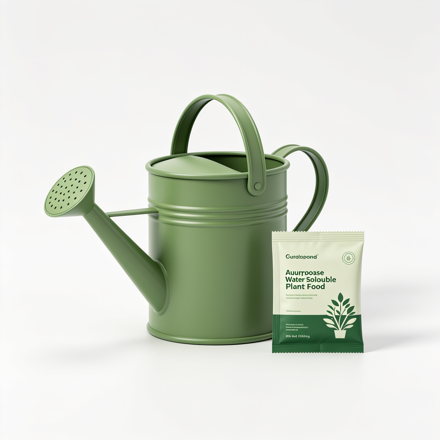 BrittonGarden Watering Can Singles All Purpose Water Soluble Plant Food - Fertilizer for Flowers, Vegetables, Houseplants, Trees, Indoor and Outdoor Plants, 24 Packets